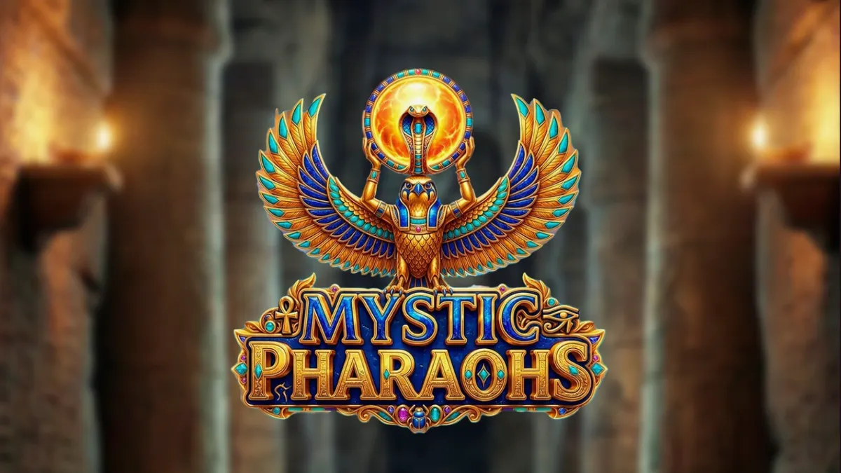 Mystic Pharaohs slot machine na may temang sinaunang Ehipto